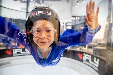 Skydiving approved by mum